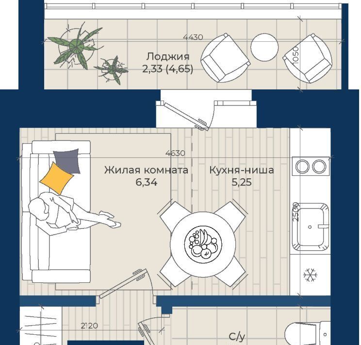 квартира р-н Зеленодольский с Осиново ул Дорожная 35 Осиновское с/пос, Авиастроительная фото 1