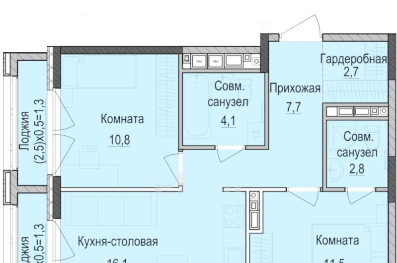 квартира г Казань Аметьево, Паркмаяк жилой комплекс фото 1