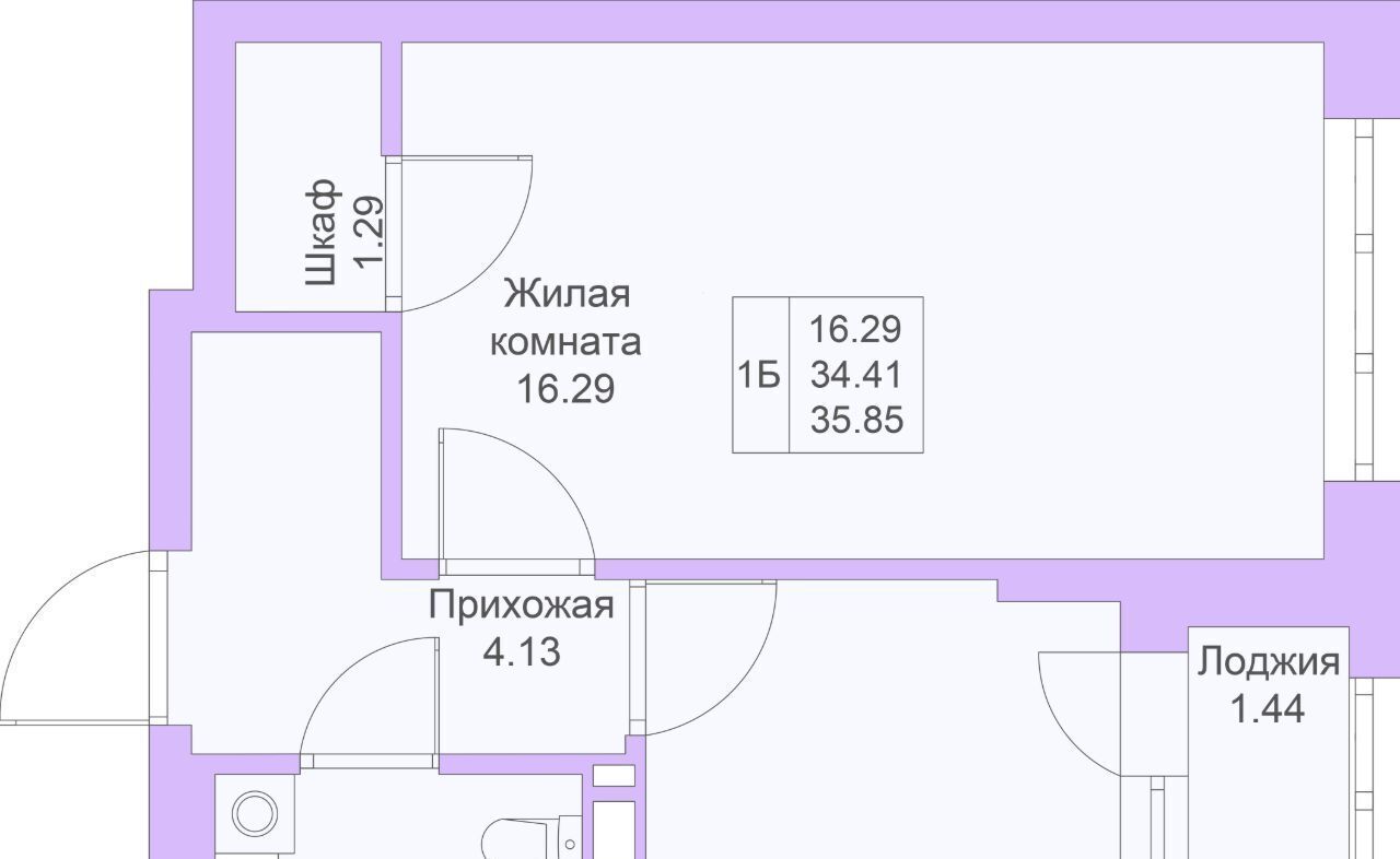 квартира г Казань метро Горки ЖК «Светлая долина» фото 4