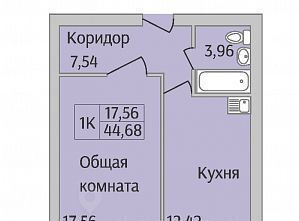 квартира г Новосибирск метро Площадь Гарина-Михайловского ул Юности 7 фото 1