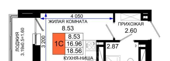 квартира г Ростов-на-Дону р-н Октябрьский пер Нефтекачка ЖК «Октябрь Парк» фото 1