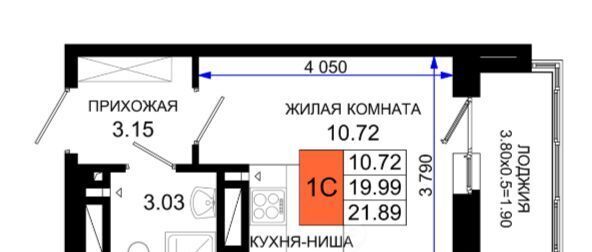 квартира г Ростов-на-Дону р-н Октябрьский пер Нефтекачка ЖК «Октябрь Парк» фото 1