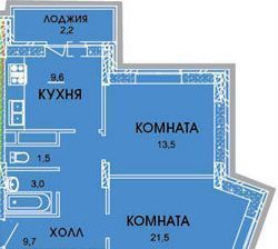 квартира городской округ Солнечногорск п Смирновка 31, Солнечногорск фото 2