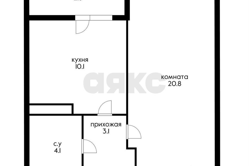 квартира г Краснодар ул им. Мурата Ахеджака 12к/3 муниципальное образование Краснодар фото 10