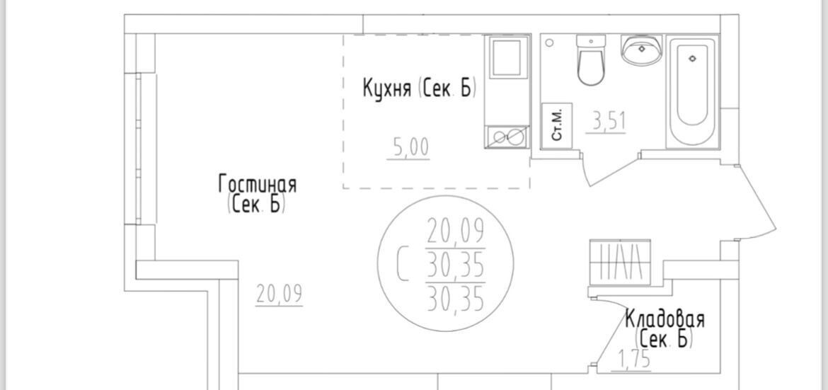 квартира г Уфа р-н Ленинский ул Летчиков 2 фото 6