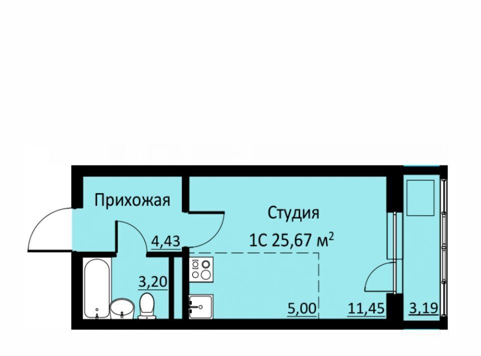 квартира р-н Пермский д Кондратово ул Водопроводная 6/4 фото 1