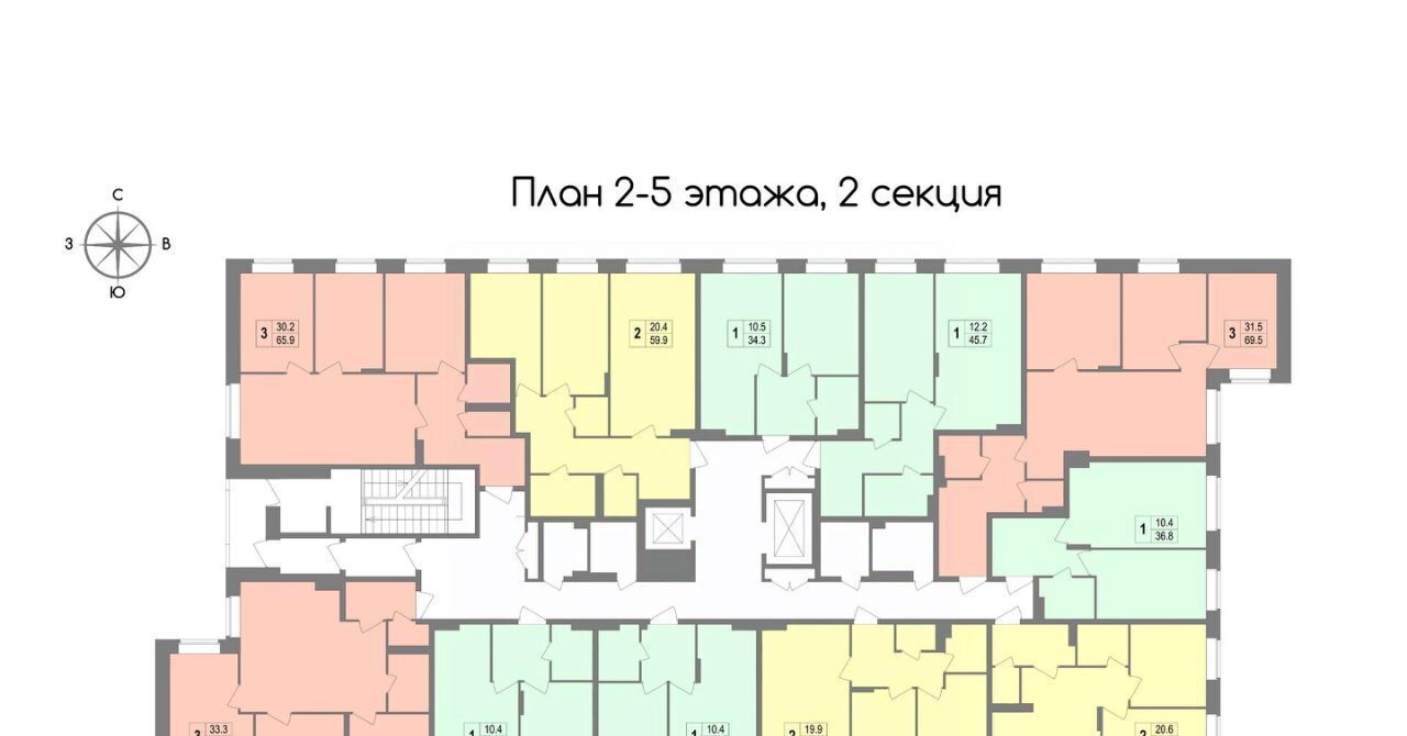 квартира г Тула п Западный 2-й ул Маяковского 39 п Скуратовский р-н Центральный фото 3