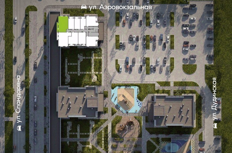 квартира г Красноярск р-н Советский ул Спандаряна 1б фото 2