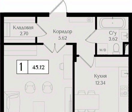 квартира г Москва метро Преображенская площадь ЖК «Преображенская площадь» площадь фото 1