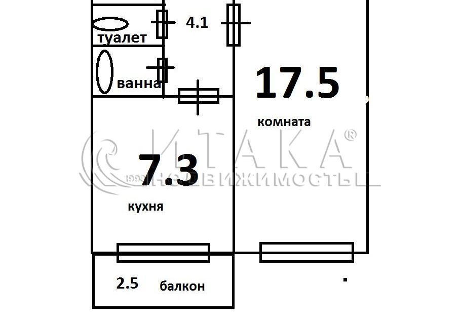 квартира г Санкт-Петербург ул Передовиков 37 Красногвардейский район фото 1