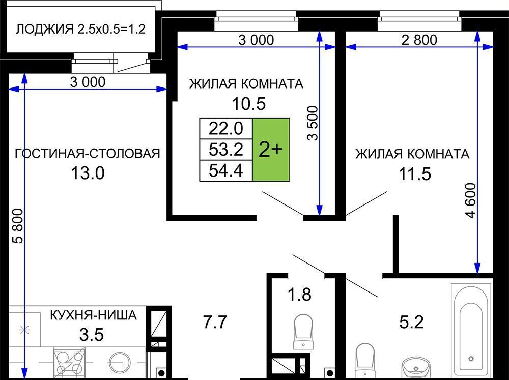 квартира г Краснодар р-н Прикубанский фото 1