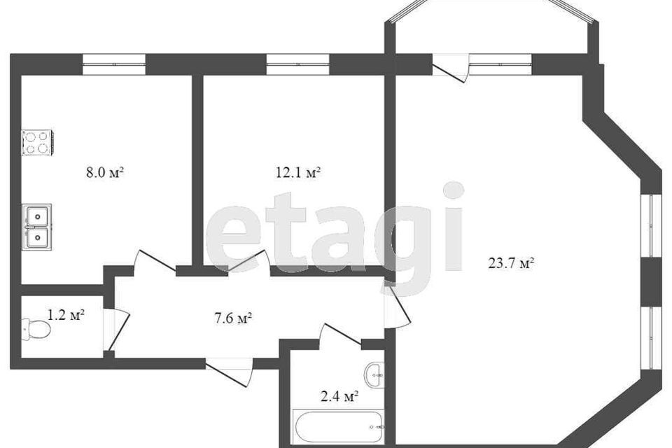 квартира г Новый Уренгой ул Сибирская 81 городской округ Новый Уренгой фото 1