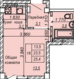 квартира г Новосибирск р-н Кировский Затулинский ул Зорге 277 жилмассив фото 1