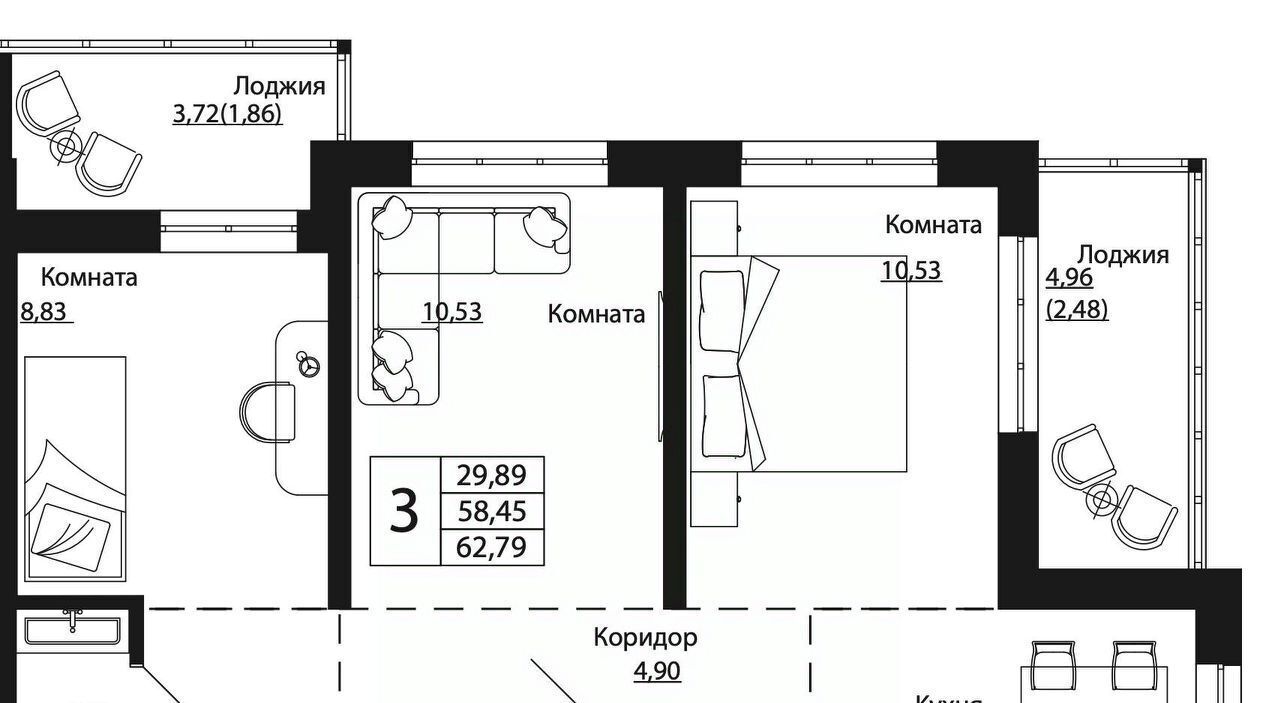 квартира г Ростов-на-Дону р-н Пролетарский ул Текучева фото 1