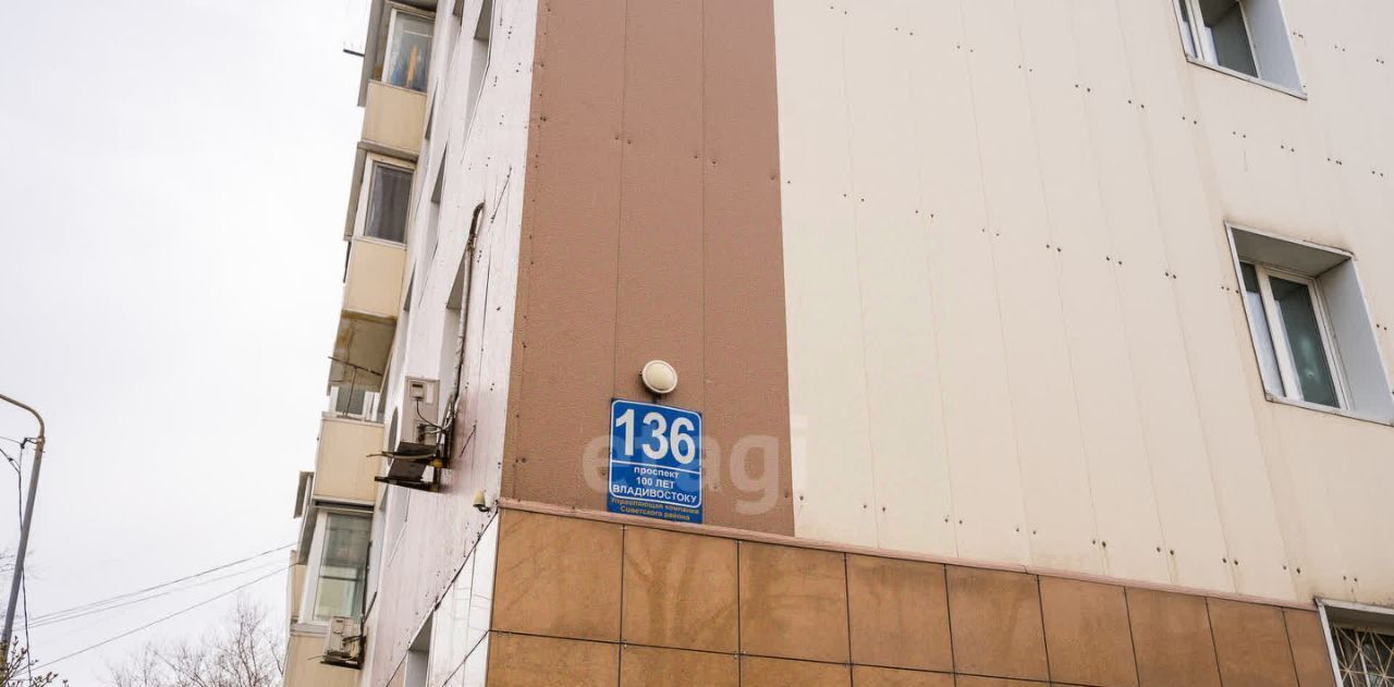 квартира г Владивосток р-н Советский пр-кт 100-летия Владивостока 136 фото 32
