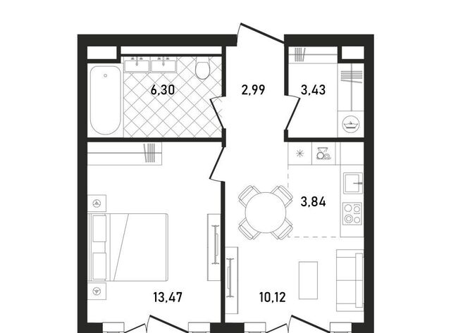 квартира метро Белорусская к 2. 3 фото