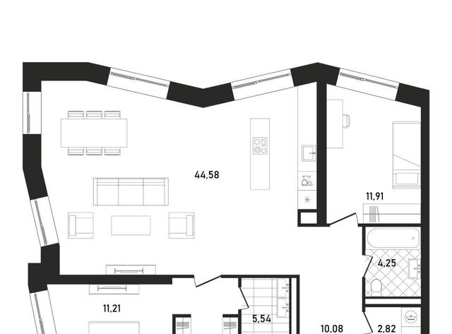 квартира метро Белорусская к 2. 3 фото