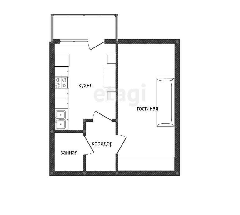 квартира р-н Тахтамукайский аул Новая Адыгея ул Бжегокайская 90/1к 3 фото 10