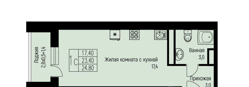 квартира г Краснодар п свх Прогресс п Березовый ЖК Прогресс муниципальное образование фото 1