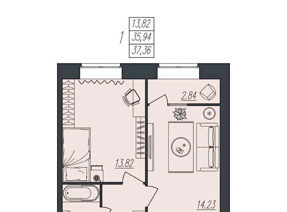 квартира г Волгоград р-н Тракторозаводский ул им. Атласова 12 фото 1