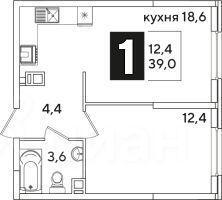 квартира г Краснодар ул им. Ивана Беличенко 103 ЖК «Самолет» фото 1