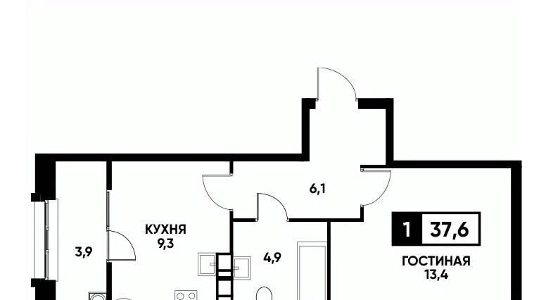 квартира г Ставрополь р-н Промышленный ул Андрея Голуба 14к/1 фото 1