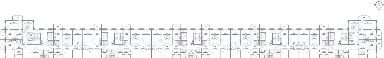 квартира г Сургут р-н Восточный тракт Югорский 54/2 фото 5