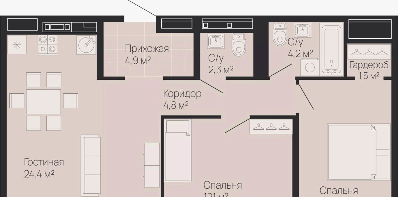 квартира г Нижний Новгород Горьковская Резиденция жилой комплекс фото 1