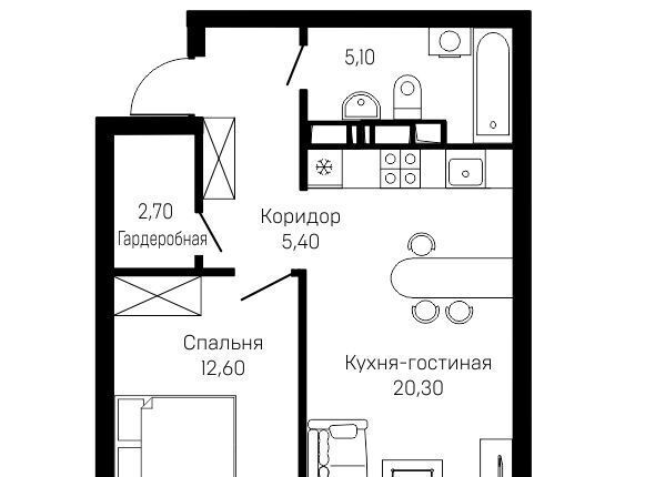 квартира р-н Ярославский п Красный Бор ул Мирная 11 Заволжское с/пос фото 1