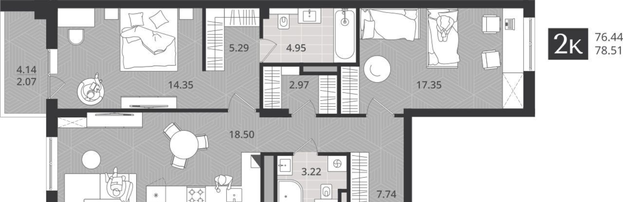 квартира г Калининград р-н Центральный ул Ломоносова 52 фото 1