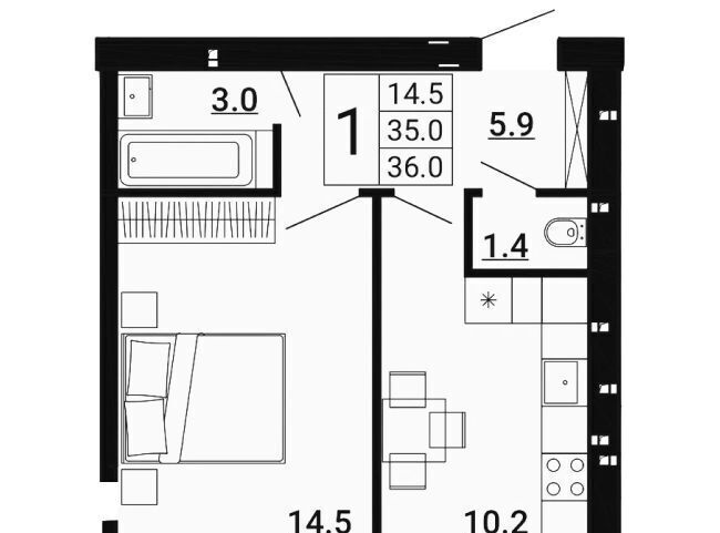 квартира р-н Орловский д Образцово фото 1