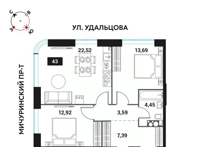 метро Проспект Вернадского ЖК «Инноватор» к А фото