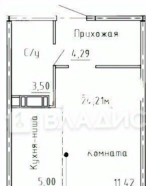 квартира п Западный р-н мкр Притяжение ул имени ефрейтора Потехина 5 Кременкульское с/пос фото 6