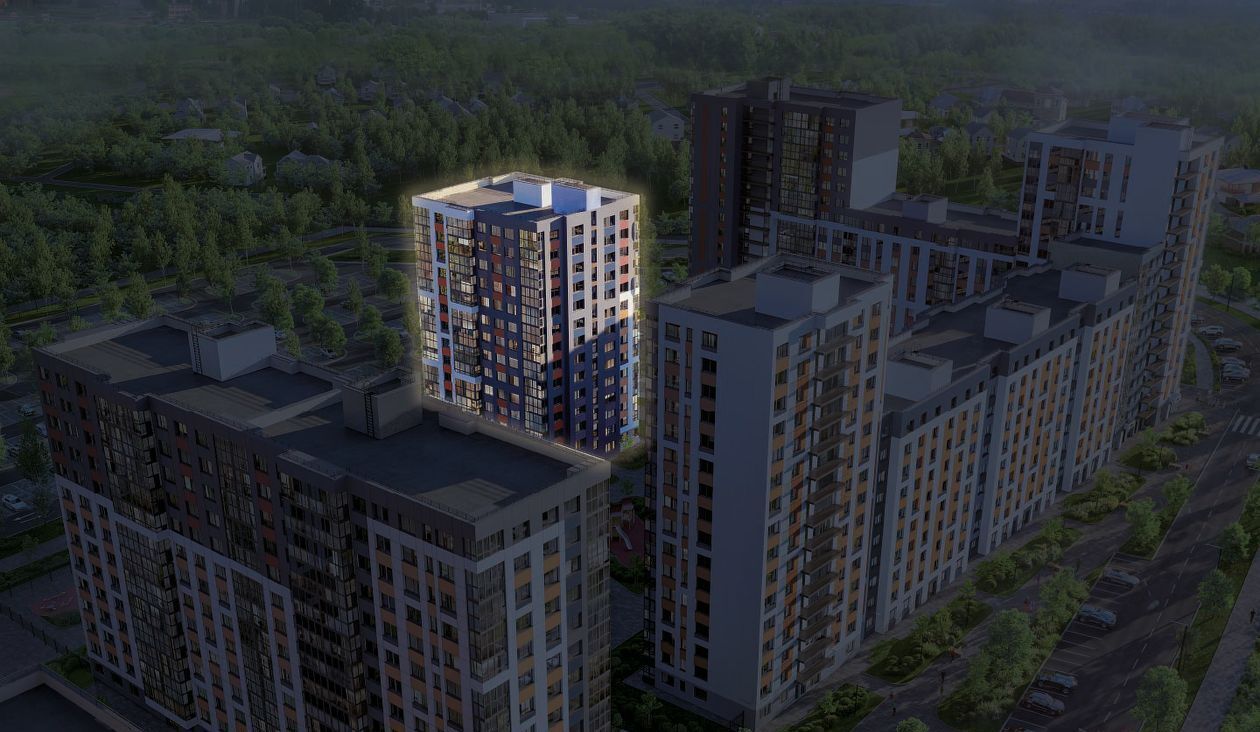 квартира г Набережные Челны р-н Комсомольский центр городской жизни «Притяжение» Притяжение жилой комплекс фото 4