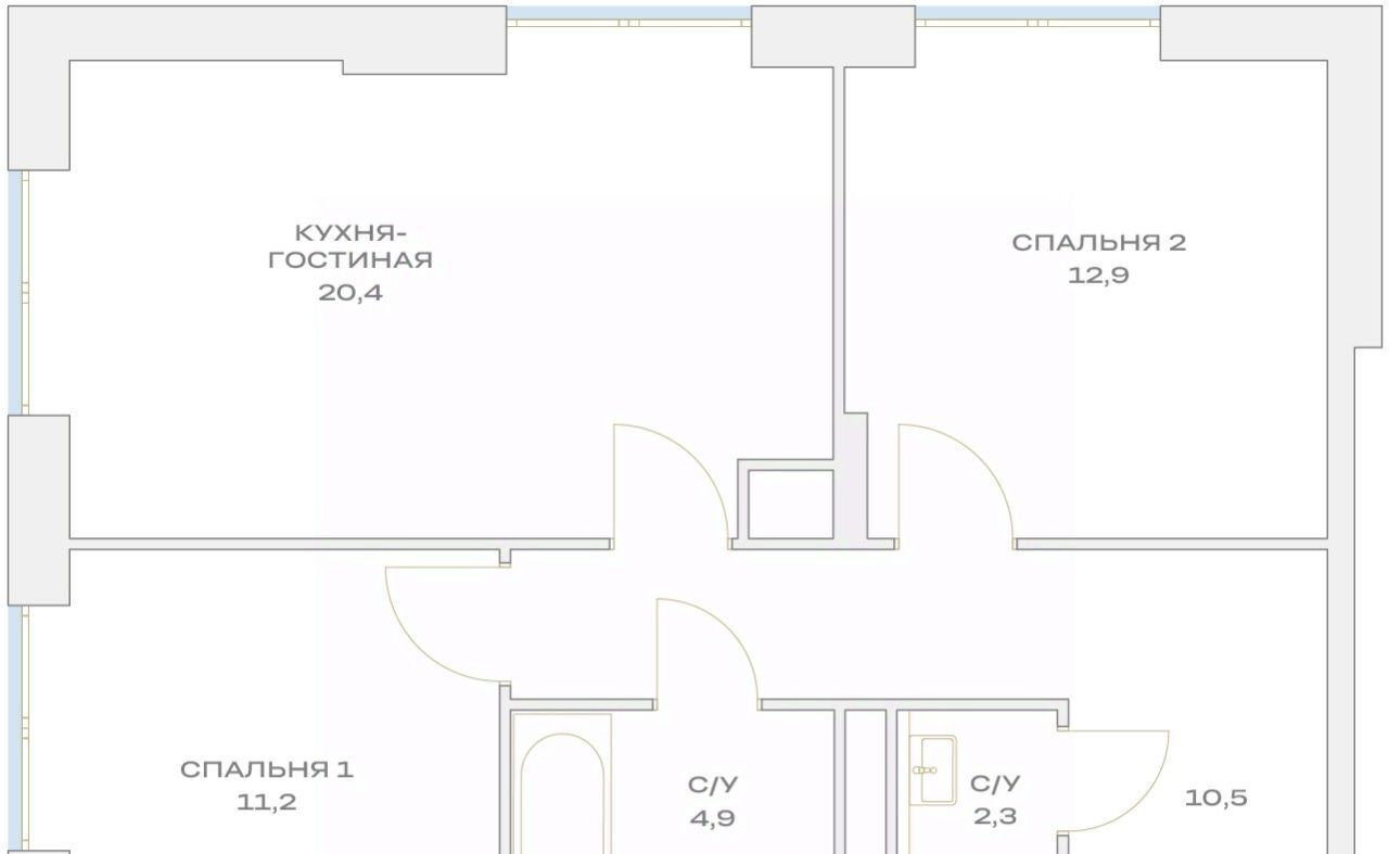 квартира г Москва п Филимонковское п Марьино ЖК «Детали» Филатов Луг фото 3