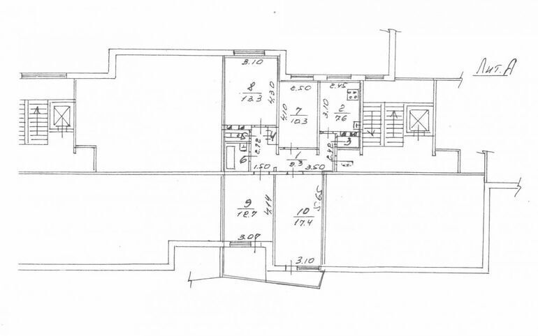 квартира г Орел р-н Железнодорожный ул 2-я Курская 52 фото 19