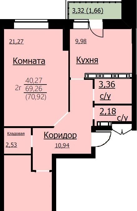 квартира г Ярославль р-н Заволжский ул Красноборская 32а фото 1