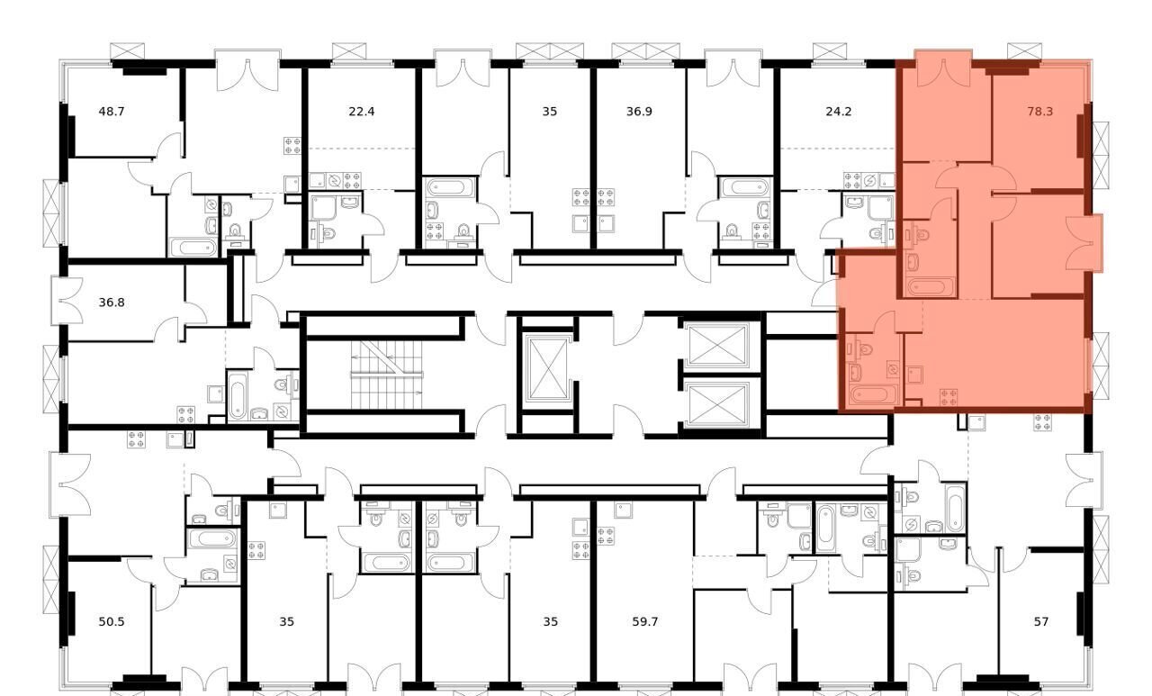 квартира г Москва метро Спартак ш Волоколамское 71 корп. 9 фото 2