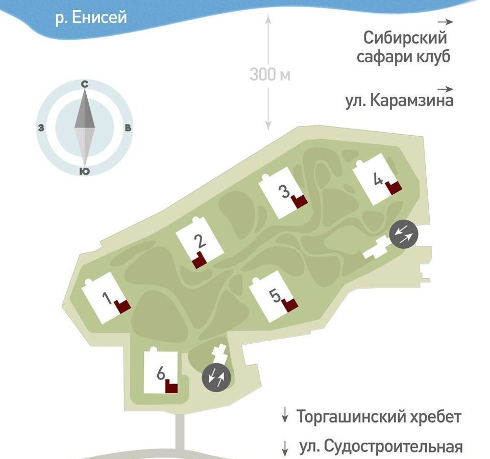 квартира г Красноярск р-н Свердловский ул Складская 24 ЖК «Портовый» фото 3