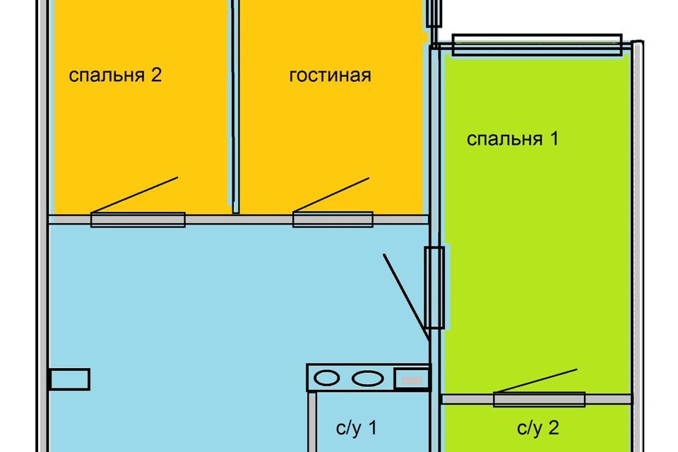 квартира г Сочи с Русская Мамайка р-н Центральный внутригородской пр-кт Курортный 59 городской округ Сочи фото 8