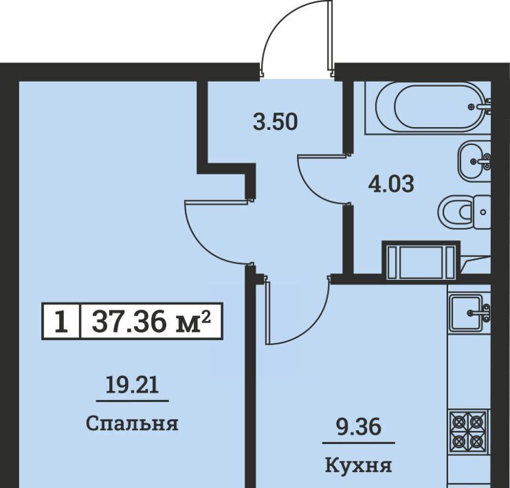 квартира р-н Всеволожский г Мурино ул Екатерининская 19 Девяткино фото 1