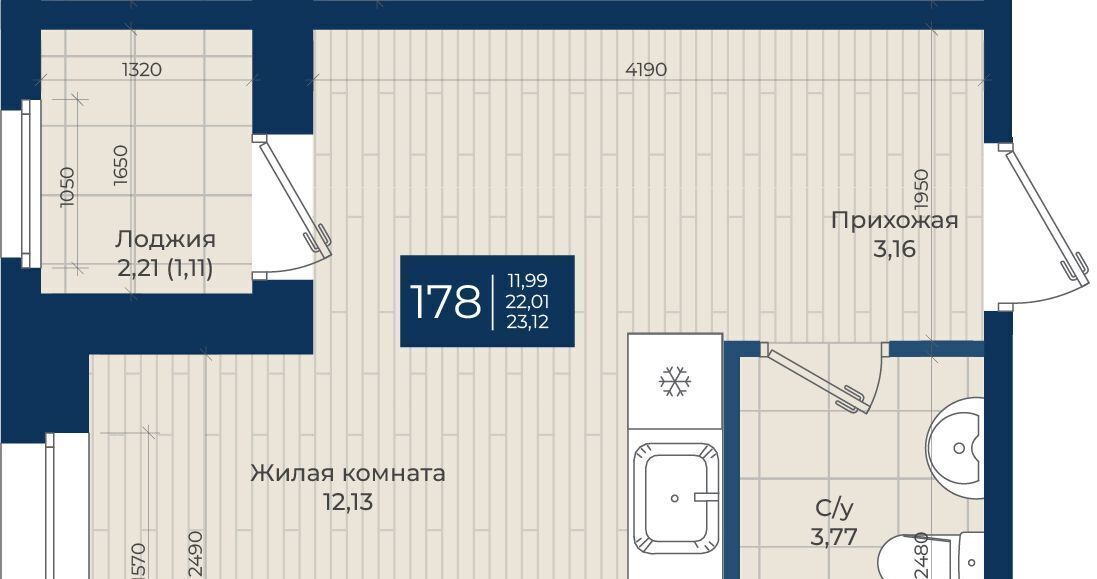 квартира р-н Ломоносовский п Аннино Новоселье городской поселок, Проспект Ветеранов фото 2