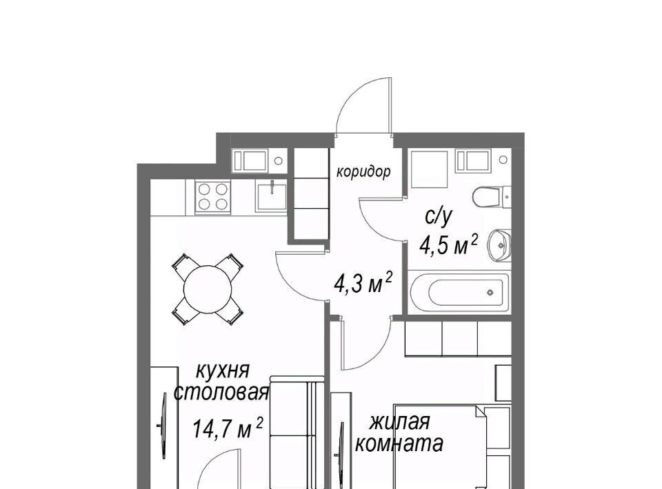 квартира г Нижний Новгород Буревестник ул Дмитрия Павлова 13 фото 1