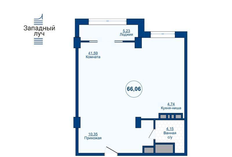 квартира г Челябинск р-н Центральный ул Энгельса 6 жилой дом «Пятый элемент» фото 1