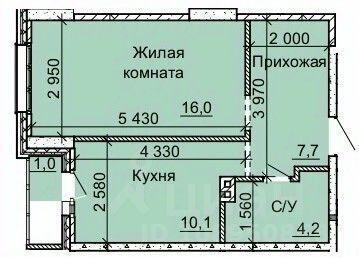 квартира г Новосибирск р-н Калининский Юбилейный ул Столетова фото 1
