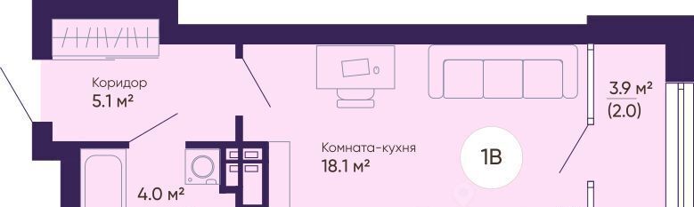 квартира г Екатеринбург р-н Железнодорожный Уральская ЖК Космос фото 1