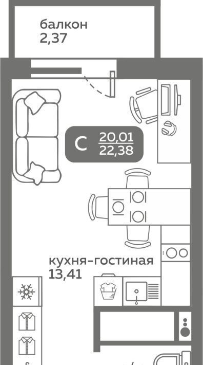 квартира г Тюмень р-н Калининский ул Вадима Бованенко 10 Калининский административный округ фото 1