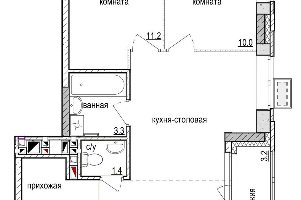 квартира г Ижевск р-н Индустриальный Культбаза ул Серова 1а городской округ Ижевск фото 1