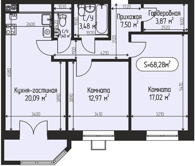 квартира Лобня, коттеджный посёлок Мечта, село Озерецкое фото 1