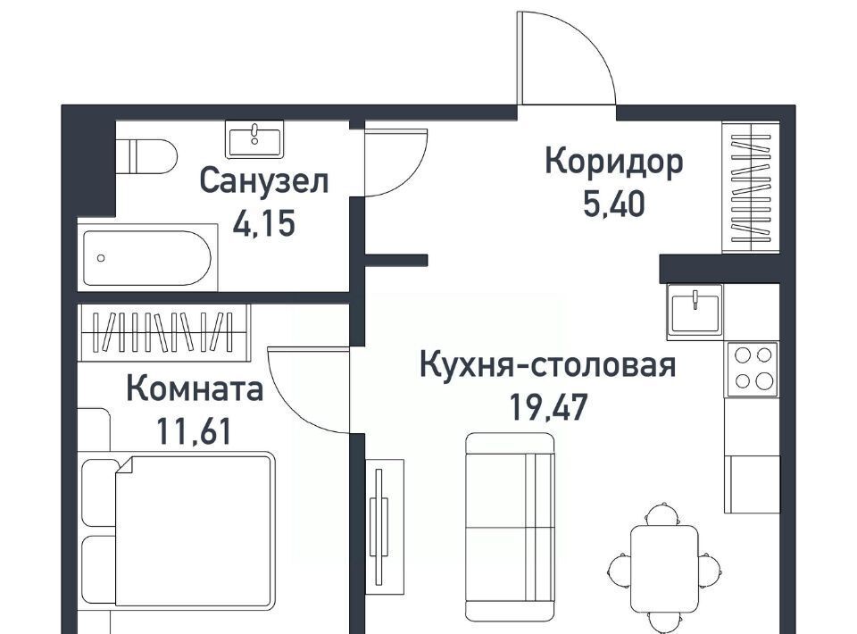 квартира р-н Сосновский п Пригородный ул Ласковая 26 Кременкульское с/пос фото 1